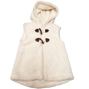 Old Navy Girls Toggle Button Hoodie Vest Size 4T